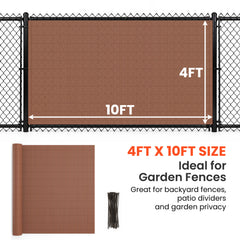 Outdoor PVC Privacy Screen Fence Roll