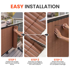 Outdoor PVC Privacy Screen Fence Roll