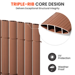 Outdoor PVC Privacy Screen Fence Roll