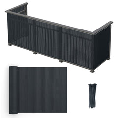 Outdoor PVC Privacy Screen Fence Roll