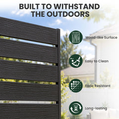 HDPE Outdoor Privacy Screen Fence Panel
