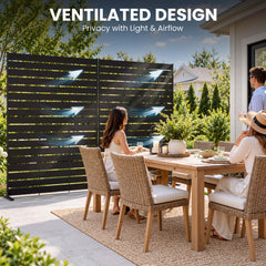 HDPE Outdoor Privacy Screen Fence Panel