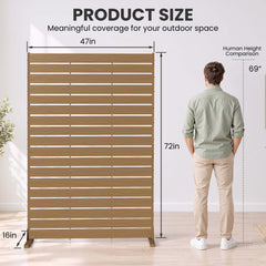 HDPE Outdoor Privacy Screen Fence Panel
