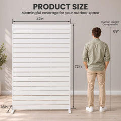 HDPE Outdoor Privacy Screen Fence Panel