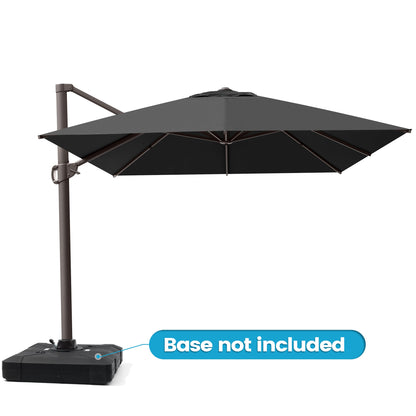 Crestlive Products 13x10ft Aluminum Crank Cantilever Patio Umbrella
