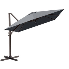 13x10 ft Aluminum Cantilever Patio Umbrella (Base Options)