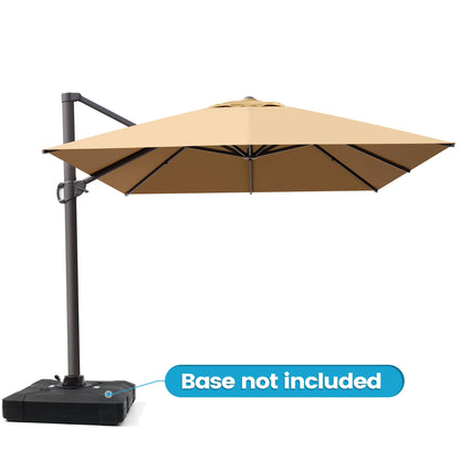 Crestlive Products 13x10ft Aluminum Crank Cantilever Patio Umbrella