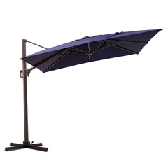 11x9 ft Aluminum Cantilever Patio Umbrella (Base Options)