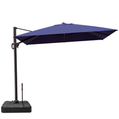 11x9 ft Aluminum Cantilever Patio Umbrella (Base Options)