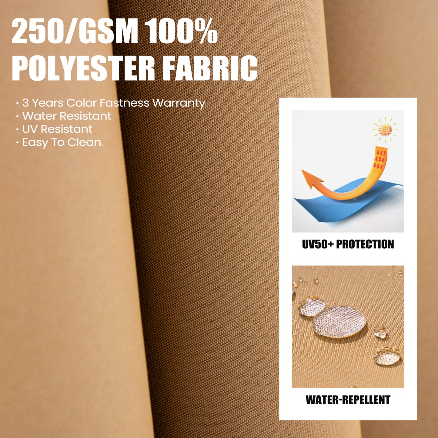 Crestlive Products 11x9ft Aluminum Crank Cantilever Patio Umbrella with Base Options