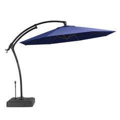 11 ft Aluminum Cantilever Patio Umbrella (Base Options)