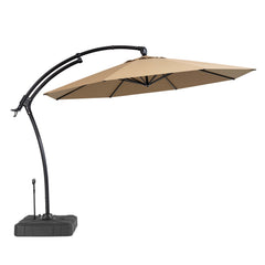 11 ft Aluminum Cantilever Patio Umbrella (Base Options)