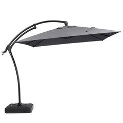 11x9ft Aluminum Cantilever Patio Umbrella (Base Options)