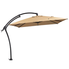 11x9ft Aluminum Cantilever Patio Umbrella (Base Options)