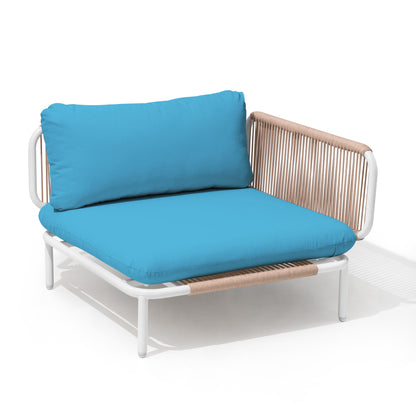 Crestlive Products Outdoor Sectional Sofa with Cushions, Modular Patio Conversation Set