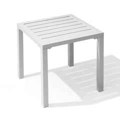 16x16" Aluminum Outdoor Square Side Table