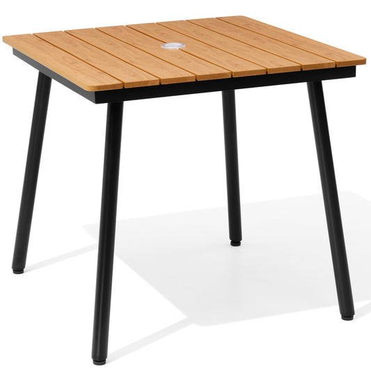 Crestlive Products 31 in. Aluminum Outdoor Patio Dining Table