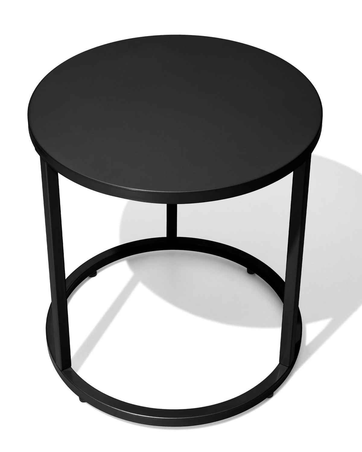 Crestlive Products 18 x 18 in. Round Aluminum Outdoor Side Table