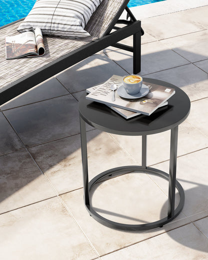 Crestlive Products Outdoor Square Dining End Table 17.91 In