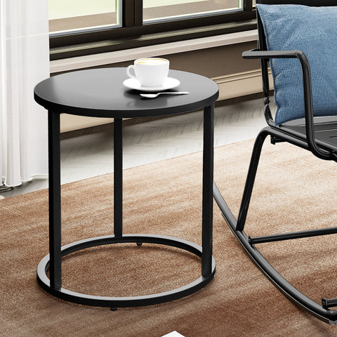 Crestlive Products 18 x 18 in. Round Aluminum Outdoor Side Table