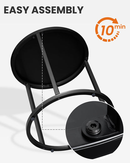 Crestlive Products Outdoor Square Dining End Table 17.91 In