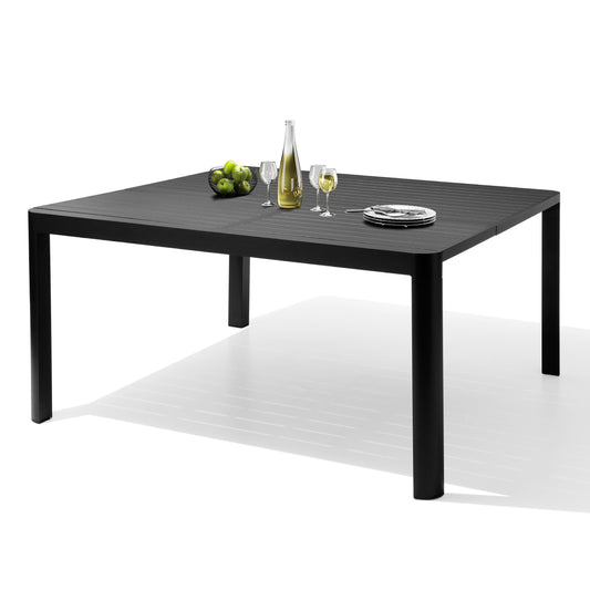 Crestlive Products 59 x 38 in. Aluminum Expandable Outdoor Dining Table