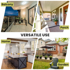 Outdoor Bar Table with Steel Frame