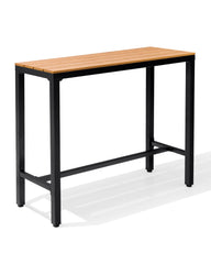 Outdoor Bar Table with Steel Frame