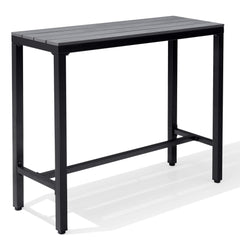 Outdoor Bar Table with Steel Frame