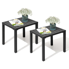 14x18" Aluminum Outdoor Side Table