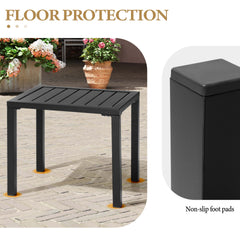 14x18" Aluminum Outdoor Side Table