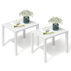 14x18" Aluminum Outdoor Side Table