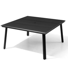 Aluminum Outdoor Dining Table with Umbrella Hole