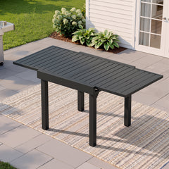 Aluminum Expandable Outdoor Dining Table