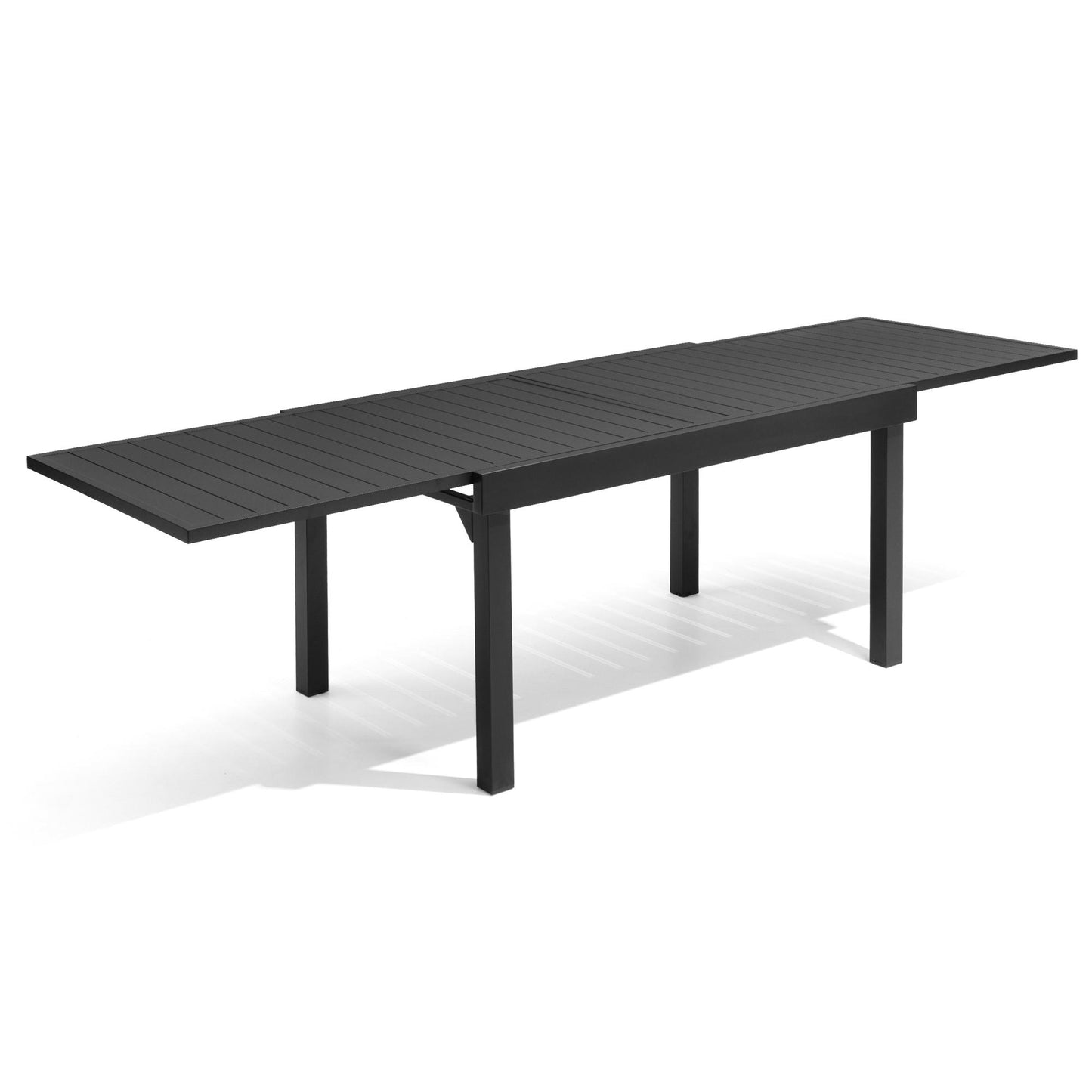 Crestlive Products 106 x 35 in. Aluminum Expandable Outdoor Dining Table