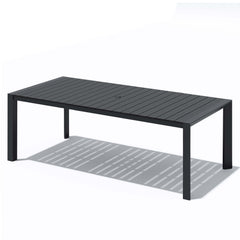 Aluminum Outdoor Dining Table with Umbrella Hole