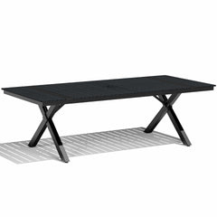 Aluminum Outdoor Dining Table with Umbrella Hole
