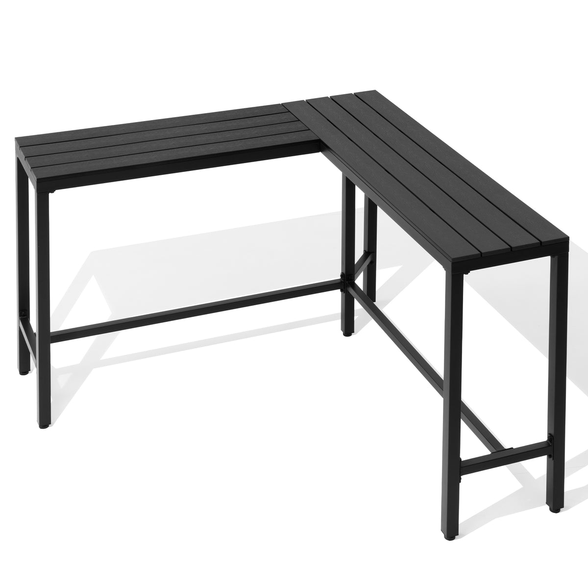 Crestlive Products Outdoor Bar Table 55.12-in W x 55.12-in L