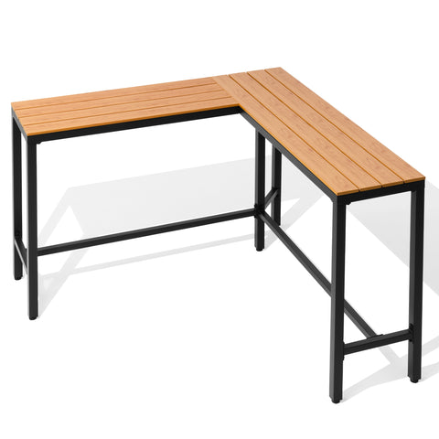 Crestlive Products Outdoor Bar Table 55.12-in W x 55.12-in L