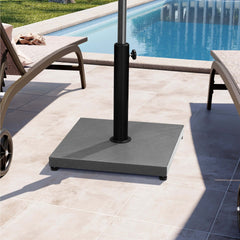 Square Weighted Umbrella Base Stand Cement Concrete Steel