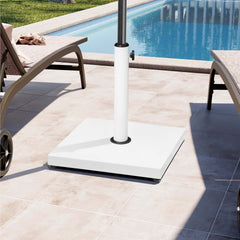 Square Weighted Umbrella Base Stand Cement Concrete Steel