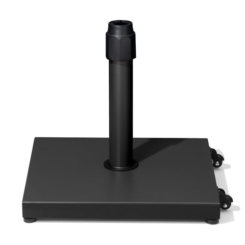 Crestlive Products 45lbs Steel Market Umbrella Base Cement Filling with Wheels