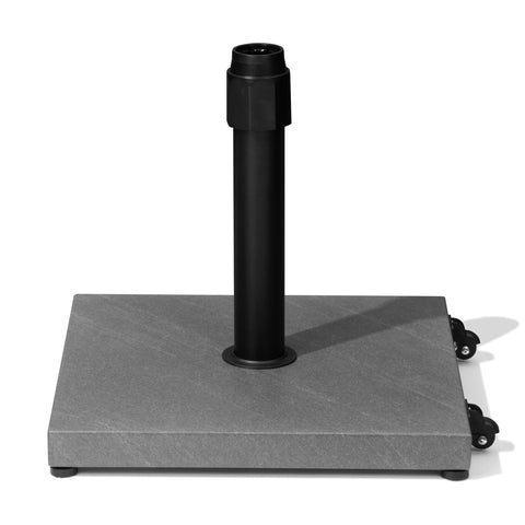 Crestlive Products 45lbs Steel Market Umbrella Base Cement Filling with Wheels
