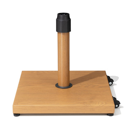 Crestlive Products 42lbs Patio Umbrella Base with Wheels Heavy Duty for Outdoor Use Wind-Resistant Design