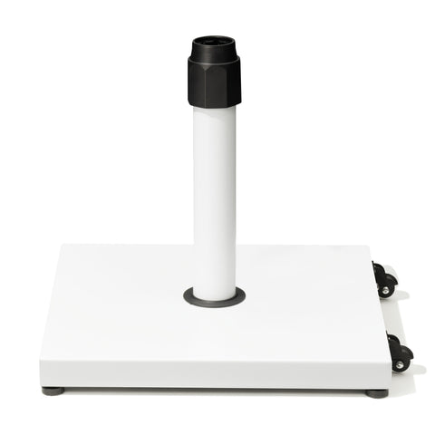 Crestlive Products 45lbs Steel Market Umbrella Base Cement Filling with Wheels