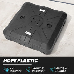 Fillable Cantilever Umbrella Base with Wheels