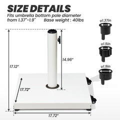 Weighted Market Umbrella Base