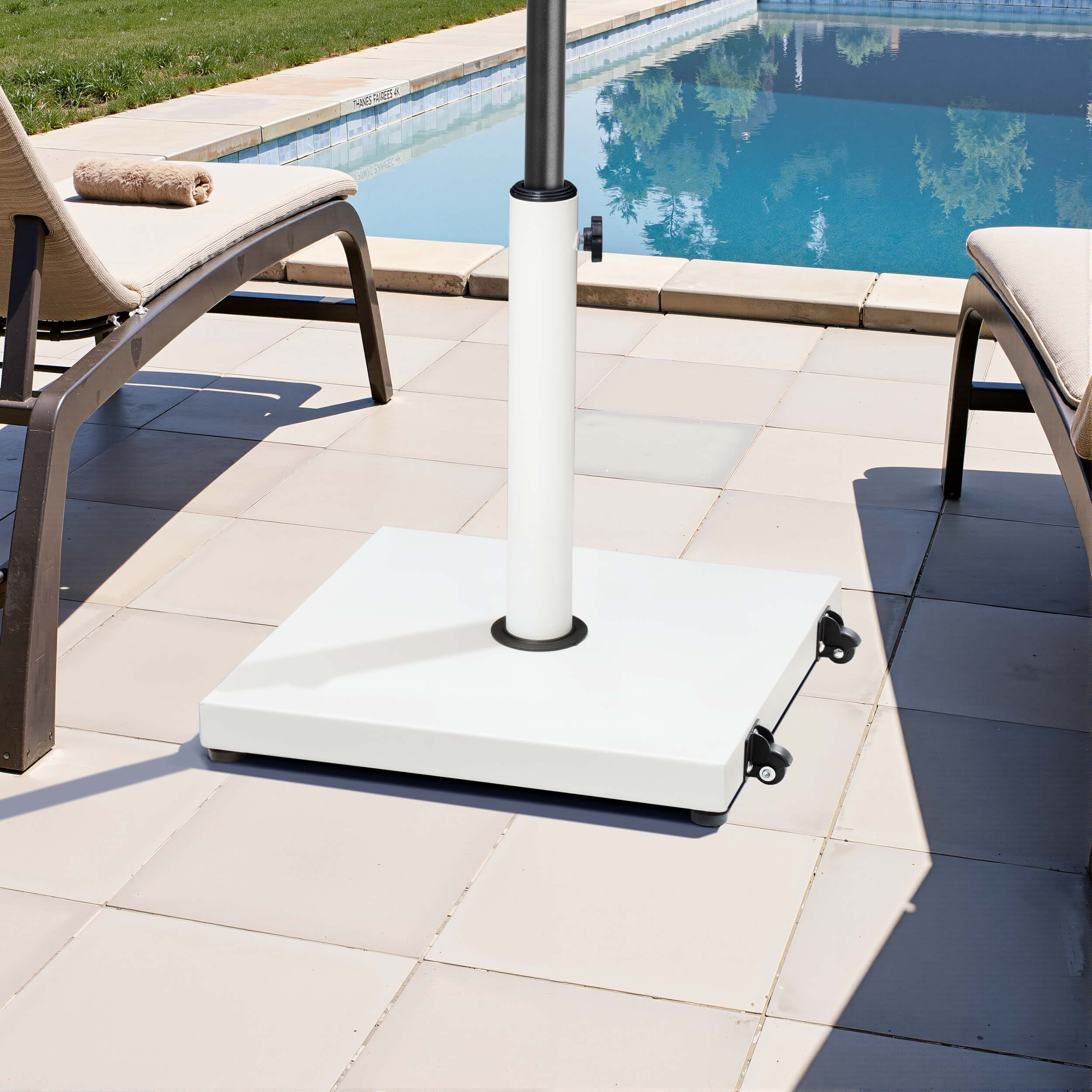 free standing patio umbrella with weighted base Weighted Market Umbrella Base