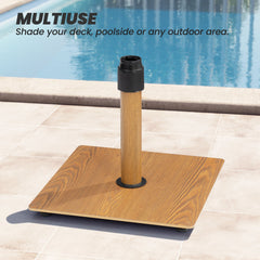 30 lbs Heavy Duty Square Patio Umbrella Base