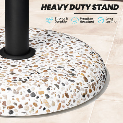 Crestlive Products Heavy Duty Round Base Stand for Outdoor Patio Market Umbrella